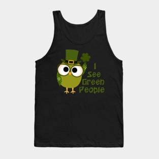 I See Green People! Tank Top